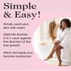 Kushae 3-in-1 Razor Kit for Women - Female Shaving Razor - Eyebrow Trimming Tool - Waterproof Cleansing Device - Rechargeable Hair Removal Trimmer for Legs, Bikini, Underarms, Face & Hands view 4
