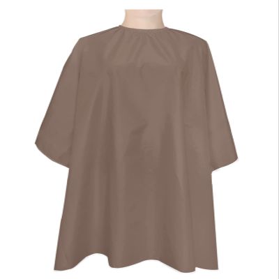Barber Cape Hair Cut Cape for Men Kids Breathable Non-Stick Hair Elastic Adjustable Neck Snap Modern Brown Salon Cape