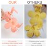 Flower Claw Clip 7 PCS Claw Clips, Hair Clips for Women Non Slip for Thick Hair Women Girls Gifts, 7 Colors view 4