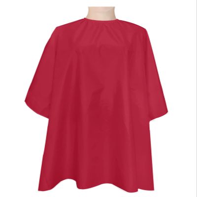 Barber Cape Hair Cut Cape for Men Kids Breathable Non-Stick Hair Elastic Adjustable Neck Snap Modern Red Salon Cape