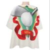 Barber Cape Hair Cut Cape for Men Kids Non-Stick Hair Elastic Neck Simple Golf Sport Theme Beige Salon Cape view 1