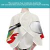 Barber Cape Hair Cut Cape for Men Kids Non-Stick Hair Elastic Neck Simple Golf Sport Theme Beige Salon Cape view 4
