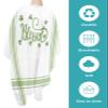 Barber Cape Hair Cut Cape for Men Kids Non-Stick Hair Elastic Neck St. Patrick's Day Lucky Clover Blessed Salon Cape view 2