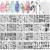 Biutee Nail Stamping Plate Set 12Pcs Nail Art Stamping Plates Nail Stamping Kit Nail Stamper Kit Flower Leaves Animal Lace Star Christmas Design Nail Stamp Plate view 1
