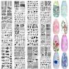 Biutee Nail Stamping Plate Set 12Pcs Nail Art Stamping Plates Nail Stamping Kit Nail Stamper Kit Flower Leaves Animal Lace Star Christmas Design Nail Stamp Plate view 2