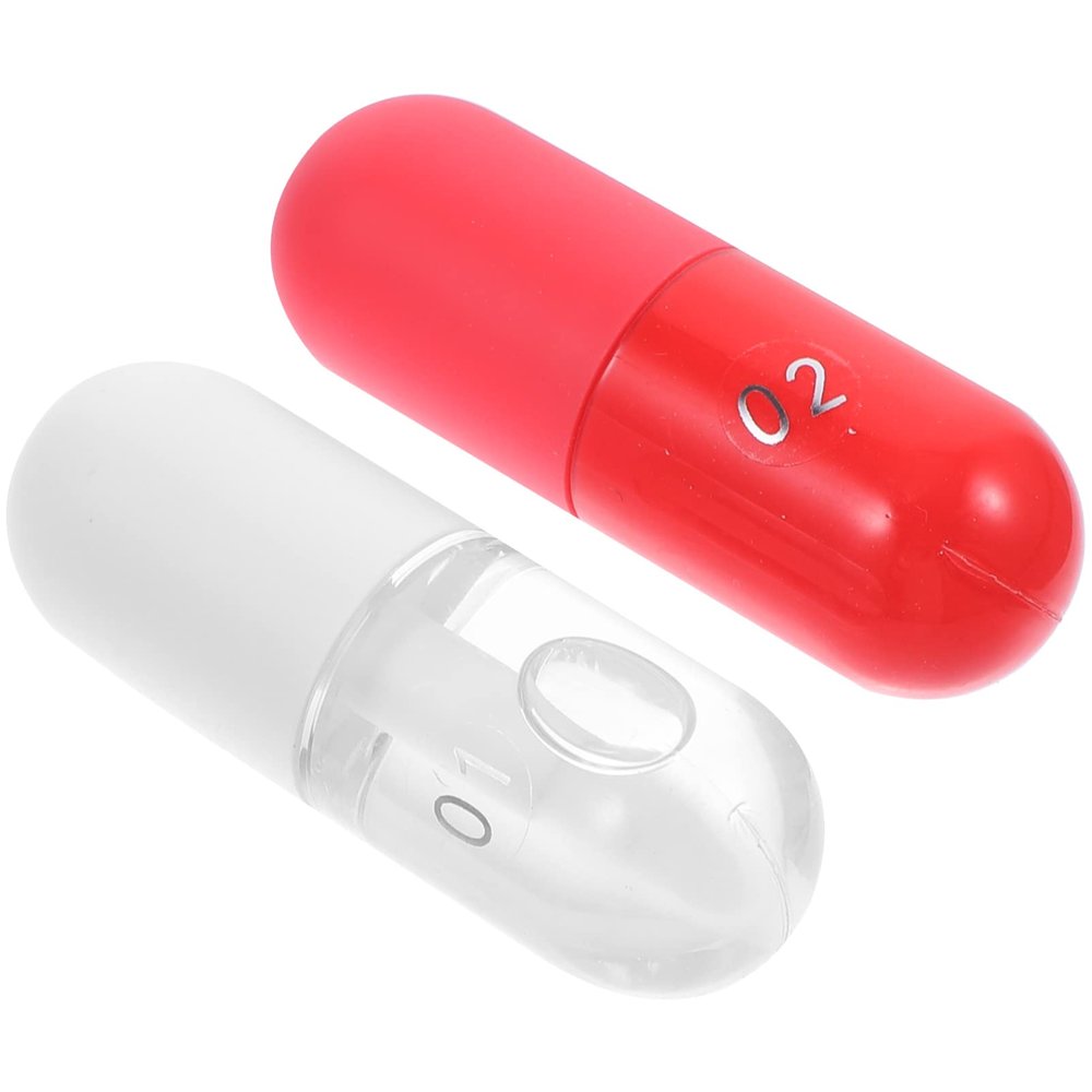FRCOLOR 2pcs Moisturizing Lip Oil Plant Extracts Hydrating Plumping Formula Strawberry Flavors for Smooth and Nourished Lips
