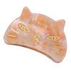 Cute Cat Head Hair Clips,Cellulose Acetate Hair Clips,Small Claw Clips for Girl,Hair Accessories,S7 view 1