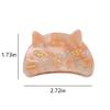 Cute Cat Head Hair Clips,Cellulose Acetate Hair Clips,Small Claw Clips for Girl,Hair Accessories,S7 view 2