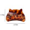 Cute Cat Head Hair Clips,Cellulose Acetate Hair Clips,Small Claw Clips for Girl,Hair Accessories,S3 view 2