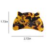 Cute Cat Head Hair Clips,Cellulose Acetate Hair Clips,Small Claw Clips for Girl,Hair Accessories,S10 view 2