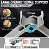 Podiatrist Toenail Clippers for Seniors Thick Toenails, Professional Pedicure Tools Kit, Toe Nail Clippers Adult Thick Nails Long Handle, Ingrown Toenail Tool Removal Kit for Seniors, Men, Pedicure view 4