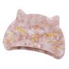 Cute Cat Head Hair Clips,Cellulose Acetate Hair Clips,Small Claw Clips for Girl,Hair Accessories,S5 view 1