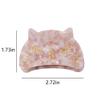 Cute Cat Head Hair Clips,Cellulose Acetate Hair Clips,Small Claw Clips for Girl,Hair Accessories,S5 view 2