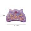 Cute Cat Head Hair Clips,Cellulose Acetate Hair Clips,Small Claw Clips for Girl,Hair Accessories,S2 view 2