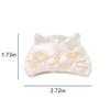 Cute Cat Head Hair Clips,Cellulose Acetate Hair Clips,Small Claw Clips for Girl,Hair Accessories,S1 view 2