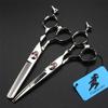 6.0 Inch Hairdressing Shears Hair Cutting Scissor Set, 440C Stainless Steel Hair Cutting Scissors Setprofessional Barber Shears Kit Tools, Sharp And Durable, Free Leather Bags, for The Salon Only view 3