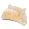 Cute Cat Head Hair Clips,Cellulose Acetate Hair Clips,Small Claw Clips for Girl,Hair Accessories,S6 view 1