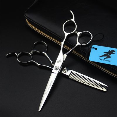 6.0 Inch Barber Salon Hairdressing Shears Hair Cutting Scissor Set, Hair Cutting Scissors Setprofessional Barber Shears Kit Tools, Sharp And Durable, for Men/Women/Kids/Salon & Home