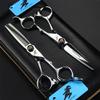 6.0 Inch Barber Salon Hairdressing Shears Hair Cutting Scissor Set, Hair Cutting Scissors Setprofessional Barber Shears Kit Tools, Sharp And Durable, for Barber And Home Use view 2