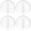 Beavorty 4pcs Large Round Plush Makeup Powder Puff for Face Body Soft Skin-friendly Velour Applicator for Loose Powder for Daily Use Special Occasions view 1