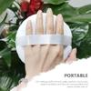 Beavorty 4pcs Large Round Plush Makeup Powder Puff for Face Body Soft Skin-friendly Velour Applicator for Loose Powder for Daily Use Special Occasions view 4