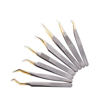 DeceMars Eyelash Extensions Tweezers for Lash Artists (MJP-06-US)