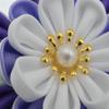 MIAO WU Japanese Hair Clip Cherry Blossom Japanese HairPin Kimono Hanfu Flower Hair pin Band Clip Japanese Hair Accessories for Women Girl (Purple) view 4