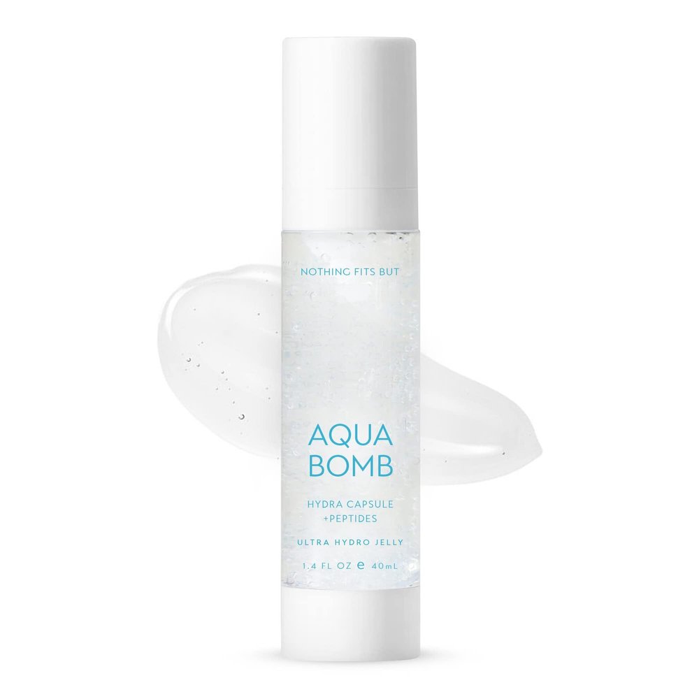 Nothing Fits But Aqua Bomb Soothing Relief Multi Peptides & Hyaluronic Capsule Moisture Serum. 1.4 Fl Oz/40 ml