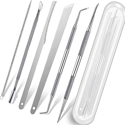 7-Pack Ingrown Toenail Tool, Toenail File and Lifters, Professional Surgical Stainless Steel Ingrown Toenail Tool- Safe Nail Cleaning Treatment Pedicure Tools Kit Under