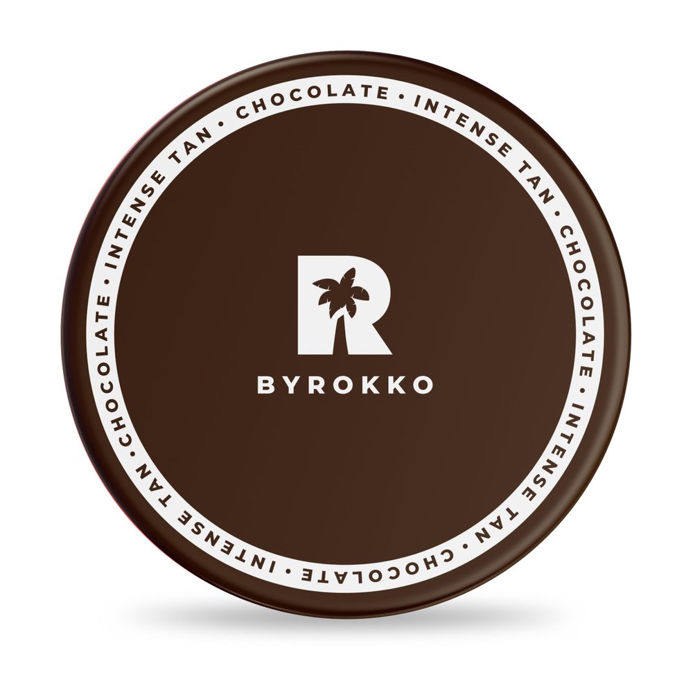 BYROKKO Shine Brown Chocolate Tan Accelerator Cream 6.8 Fl Oz, Outdoor Sun or Indoor Tanning Oil or Tanning Bed Lotion, Fast Bronzer with Premium Natural Ingredients for Deep, Long-Lasting Glow