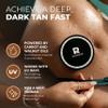 BYROKKO Shine Brown Chocolate Tan Accelerator Cream 6.8 Fl Oz, Outdoor Sun or Indoor Tanning Oil or Tanning Bed Lotion, Fast Bronzer with Premium Natural Ingredients for Deep, Long-Lasting Glow view 3