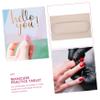 FOMIYES 1set Nail Art Hand Cushion Table Mat Comfortable Manicure Arm Rest for Nail Technicians Breathable Easy to Clean Collection view 3