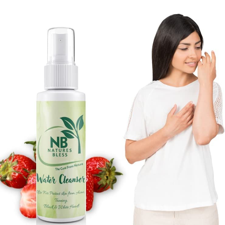 Natures bless Face Cleanser Spray For man and women Instant & Long Term Hydration | Removes Impurities without Drying Skin | Gentle & Sulphate-free | for all skin types-60ml