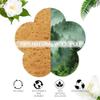 100-Count Facial Sponges Compressed Facial Sponges Natural Facial Cleansing Sponges Pads Cute Flower Shape Exfoliating Sponges for Cleansing Reusable,Best Makeup Gift, Deep Yellow view 2
