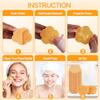 100-Count Facial Sponges Compressed Facial Sponges Natural Facial Cleansing Sponges Pads Cute Flower Shape Exfoliating Sponges for Cleansing Reusable,Best Makeup Gift, Deep Yellow view 4