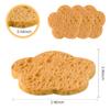 Spunspon 50-Count Facial Sponges, Natural Fiber, Deep Yellow, Reusable, Exfoliating Sponges for Cleansing, Makeup Gift view 3