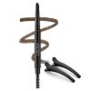 LAVONE Eyebrow Pencil - Makeup Waterproof Brow Pencil with Triangular Tip, Dual-Sided Brow Brush, Precise, Fine Tip, Fills Brows Creates Natural Looking Brow, with Hair Clips - Dark Brown view 1