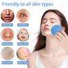 50-Count Large Compressed Facial Sponges for Estheticians, Daily Cleansing and Gentle Exfoliating- 100% Natural Cellulose Spa Sponge Perfect for Removing Dead Skin, Dirt and Makeup (Round 2.95",Blue) view 2