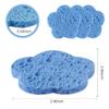 Spunspon 50-Count Facial Sponges, Natural, Blue, Modern Style, Reusable, Exfoliating, Cleansing, Makeup Removal, Travel-Friendly, Gift for Her view 3
