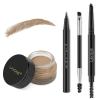 LAVONE Eyebrow Stamp Pencil Kit for Brows, Makeup Brow Stamp Trio Kit with Waterproof Pencil, Eyeliner, Pomade, and Dual-ended Brush - Taupe view 1