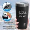 Eyelash Black Viking Tumbler 20oz - Have A Fabulash - Beautician Lash Boss Makeup Artists Mascara Hair Extensions Cosmetology Mother Women view 4