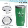 Eyelash Green Viking Tumbler 20oz - Have A Fabulash - Beautician Lash Boss Makeup Artists Mascara Hair Extensions Cosmetology Mother Women view 3