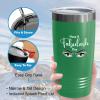 Eyelash Green Viking Tumbler 20oz - Have A Fabulash - Beautician Lash Boss Makeup Artists Mascara Hair Extensions Cosmetology Mother Women view 4