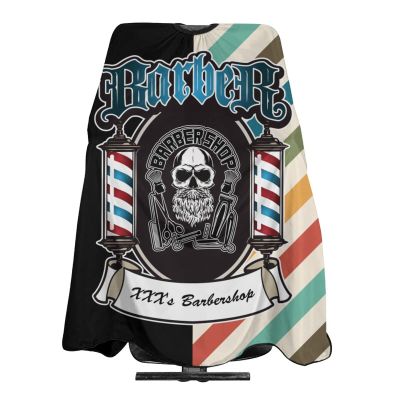 Custom Barber Cape Hairdresser Cape, Add Your Photo Text Logo Personalized Barber Salon Cape for Men, Customized Hair Cutting Cape for Home Salon Barbershop