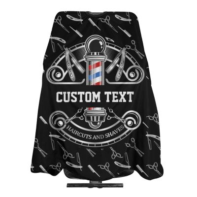 MLIANCEN Custom Barber Cape Hairdresser Cape, Personalized Haircut Salon Cape for Men, Customized Hair Cutting Cape for Home Salon Barbershop