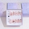 Light Rain Large Size Hand-made Press on Nails, 3D Gel UV Finished False nails with Design by Professional Manicurist view 1