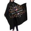 Custom Barber Cape Hairdresser Cape, Add Your Photo Text Logo Personalized Barber Salon Cape for Men, Customized Hair Cutting Cape for Home Salon Barbershop view 2