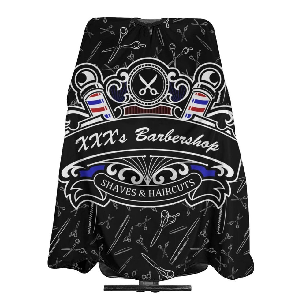 Custom Barber Cape Hairdresser Cape, Personalized Salon Cape for Men, Customized Hair Cutting Cape for Home Salon Barbershop