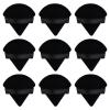 Flytianmy 9Pcs Triangle Powder Puffs, Face Makeup Puff for Body Loose Powder Beauty Makeup Tool Black view 1