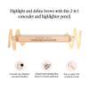 bdb Brow Duo Pencil - Highlighter & Concealer Pencil, Creamy Formula, Blendable Concealer & Buildable Highlighter view 3